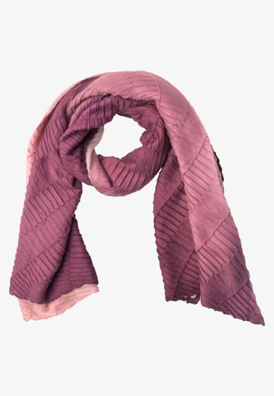 Langer Schal mit Farbverlauf rustic rouge