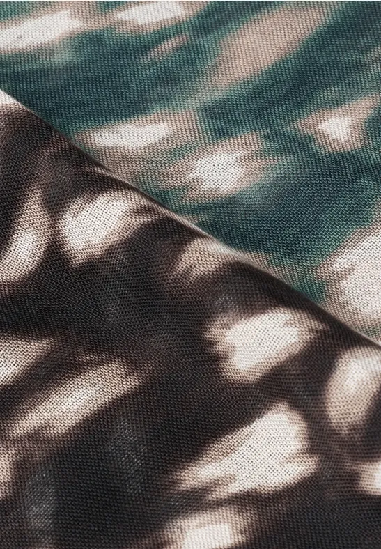 Loop-Schal mit Grafikprint multicolor