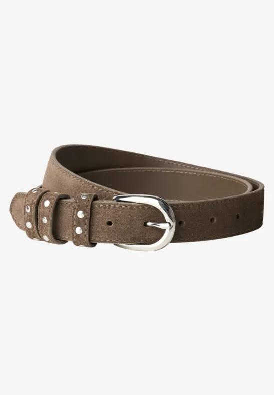 Velorus Gürtel mit Nieten rocky brown