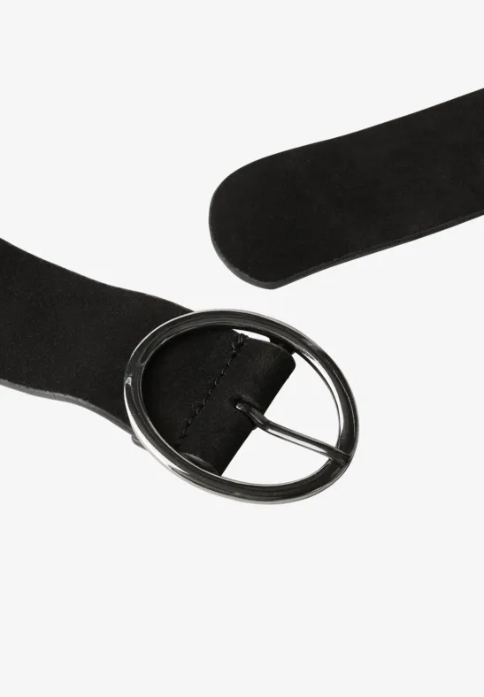 Velours Gürtel Black