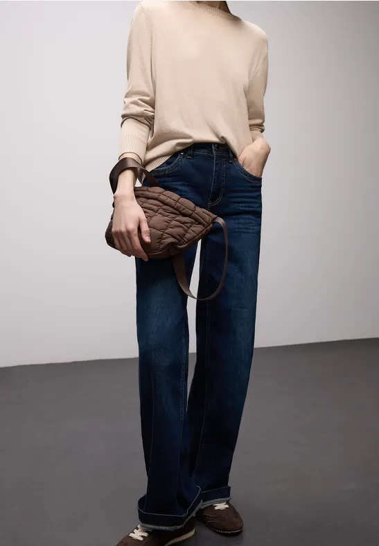 Padded Tasche mahogany brown