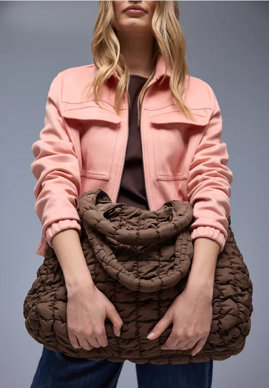 Padded Shopper mahogany brown