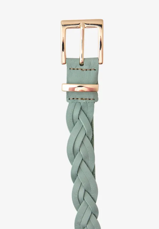 Pasek o wyglądzie plecionki Bright Pistachio