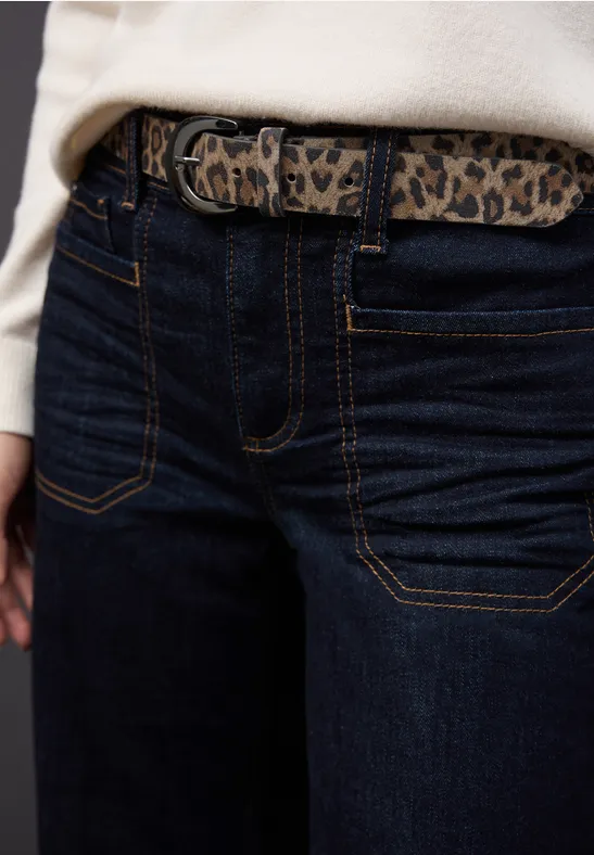 Leo-Ledergürtel Black