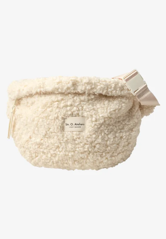 Teddy-Umhängetasche in Unifarbe barley beige