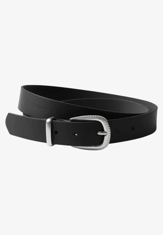 Basic riem met gesp Black