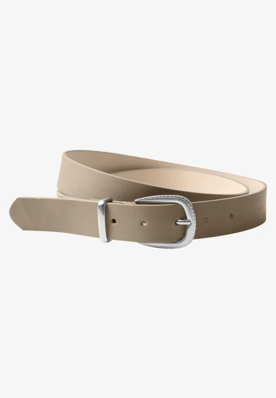 Ceinture basique à boucle Muddy Mocha