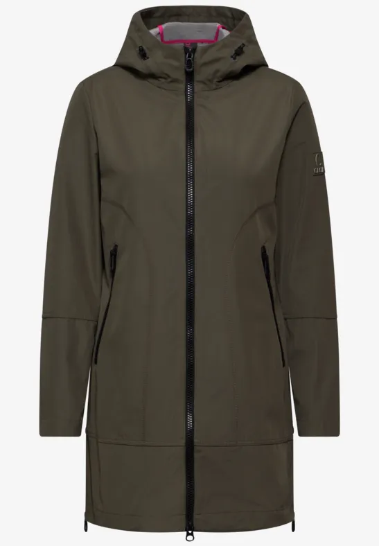 Manteau en coton golden khaki