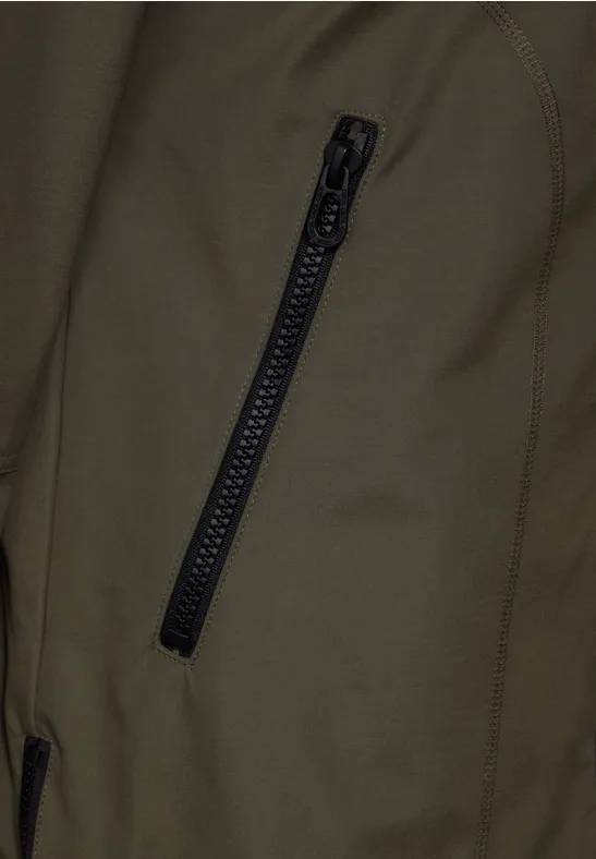 Manteau en coton golden khaki