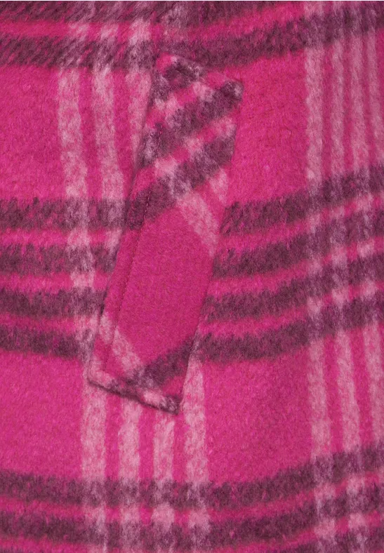 Langes Overshirt lightning pink