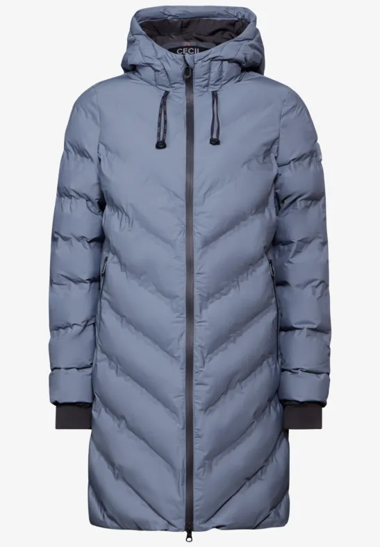 Gevoerde jas grey fusion