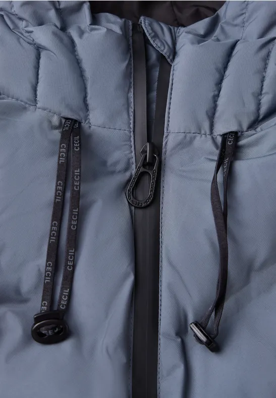 Gevoerde jas grey fusion