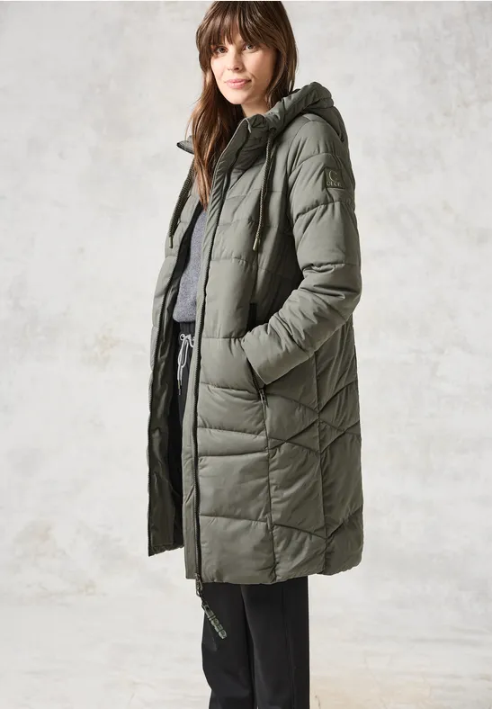 Manteau doublé golden khaki