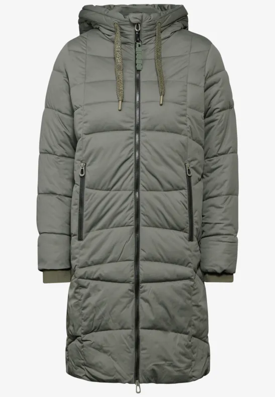 Manteau doublé golden khaki