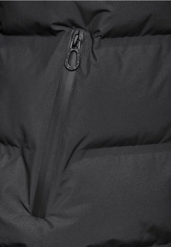 Gefütterte Jacke Black