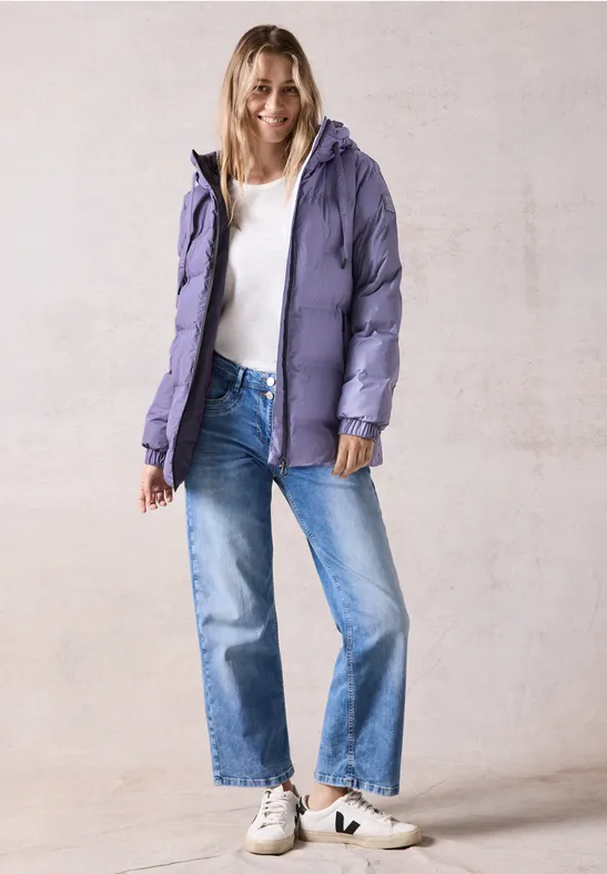 Veste doublée stormy violet