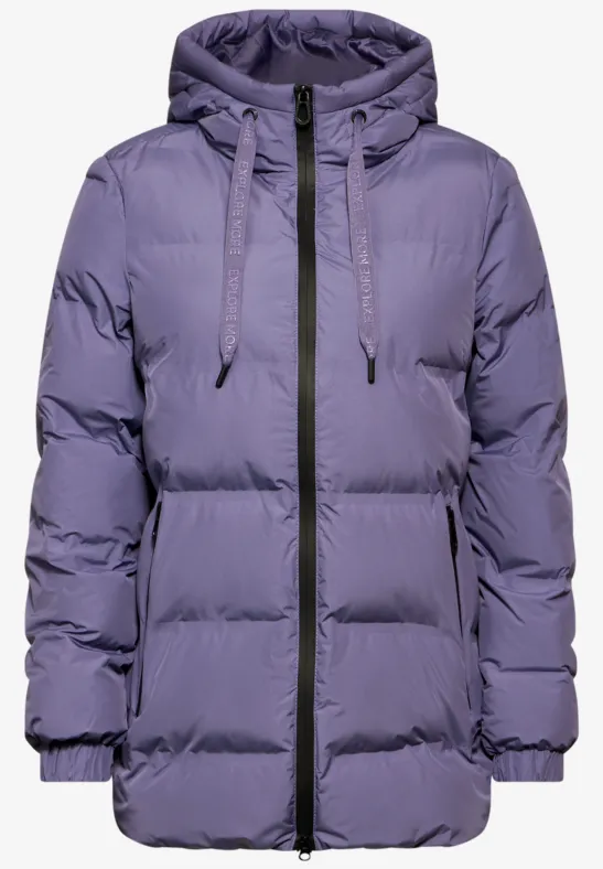 Veste doublée stormy violet