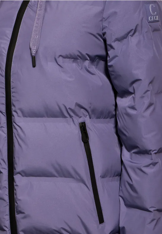 Veste doublée stormy violet