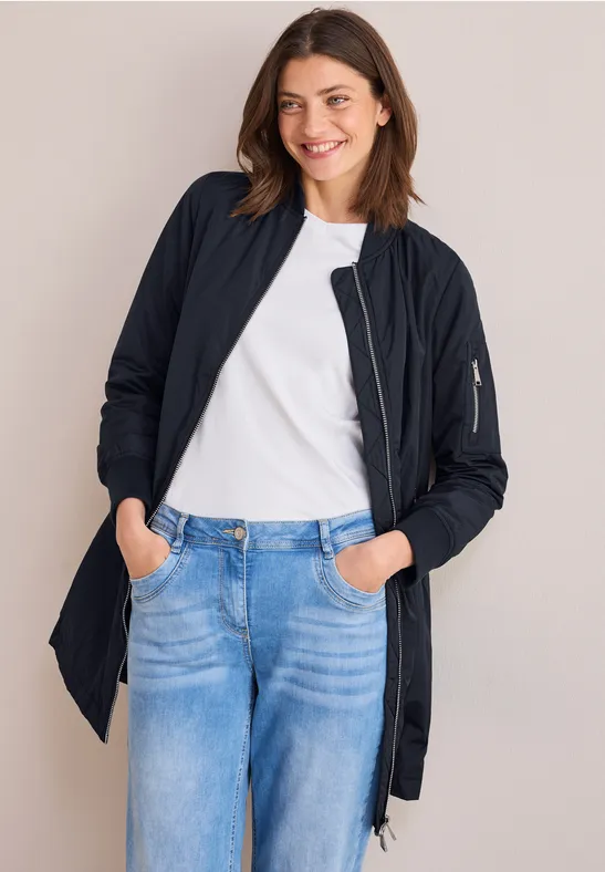 Langer Blouson dark navy blue