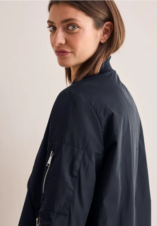 Langer Blouson dark navy blue