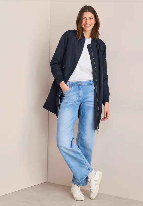 Langer Blouson dark navy blue