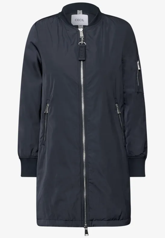 Langer Blouson dark navy blue