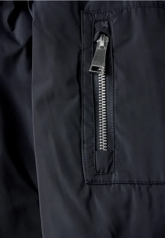 Langer Blouson dark navy blue