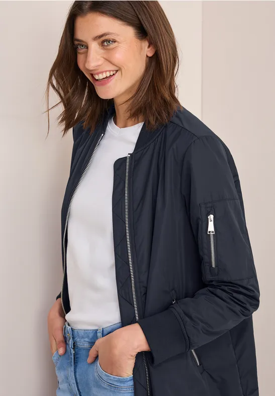 Langer Blouson dark navy blue