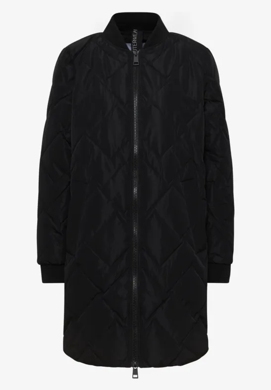 Langer Stepp-Blouson Black