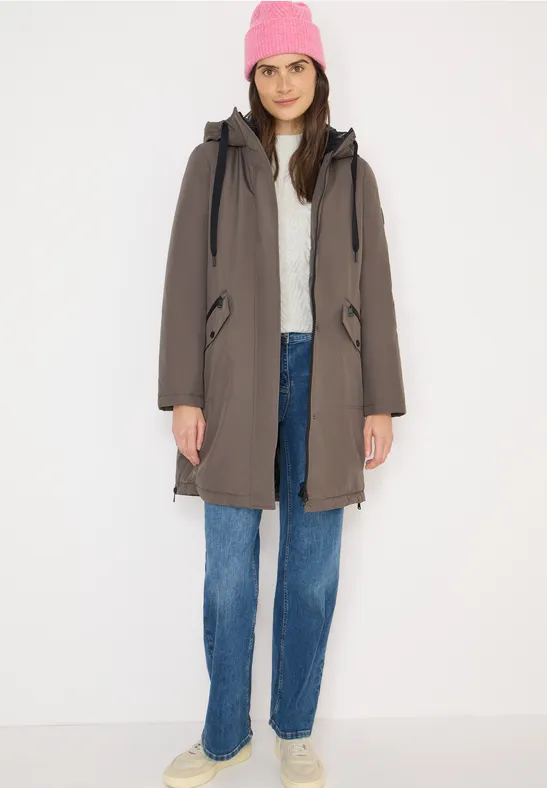 Parka sportive mushroom taupe