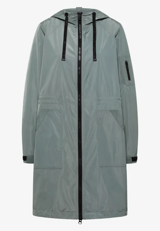 Lange jas kelp green