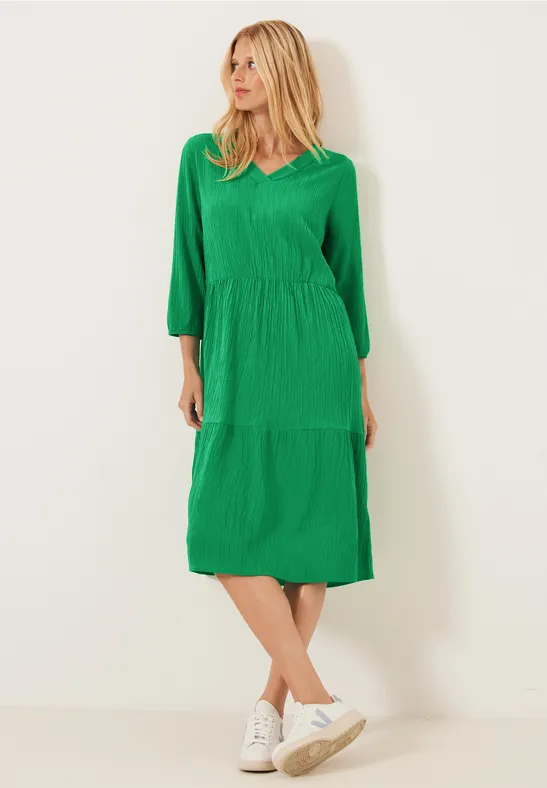 Kleid mit Struktur fresh green