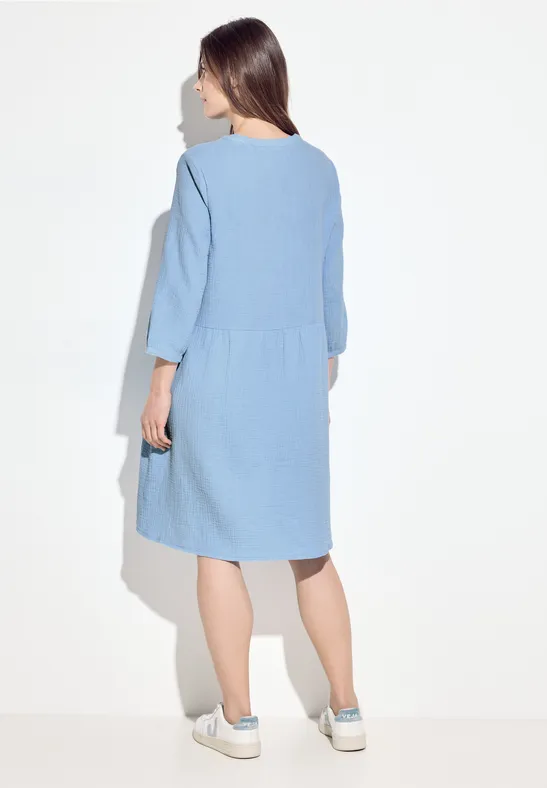 Robe en mousseline soft light blue