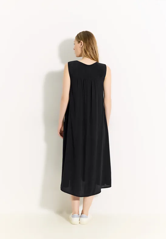 Sommer-Kleid mit Struktur Black