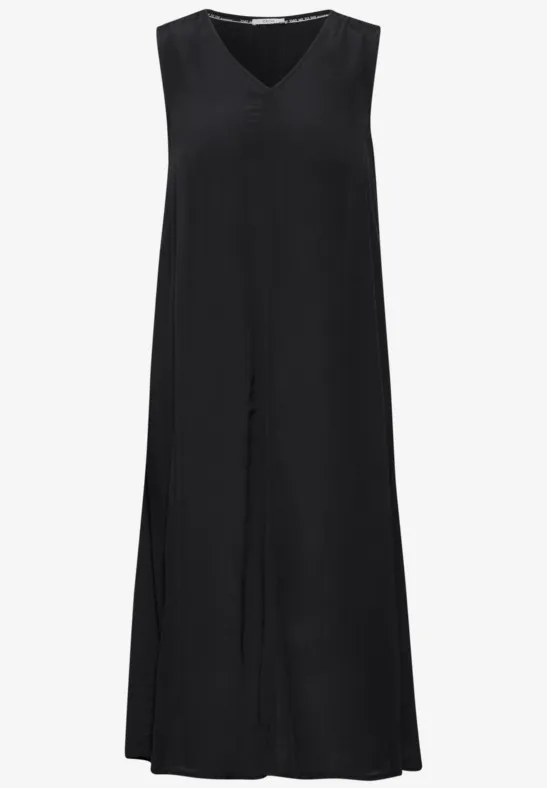 Sommer-Kleid mit Struktur Black
