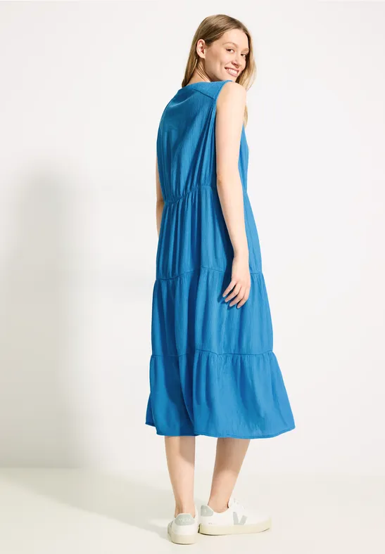 Struktur Midikleid azure blue