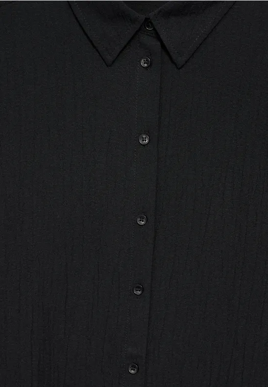 Kleid mit Struktur Black