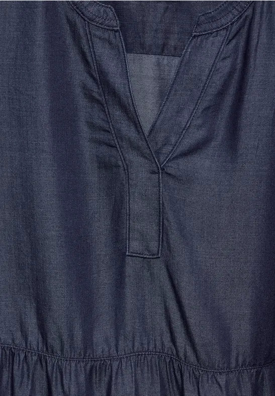 Robe en lyocell Dark blue wash