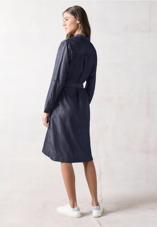 Lyocellkleid Dark blue wash