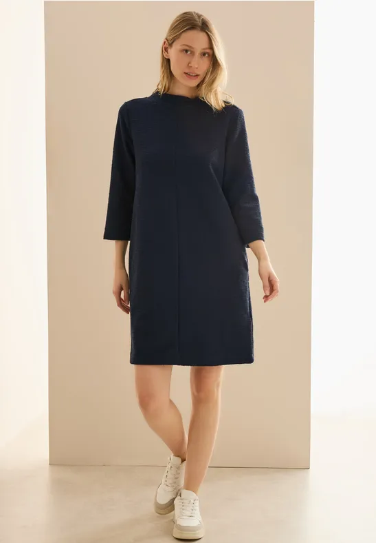Robe structurée en couleur unie universal blue