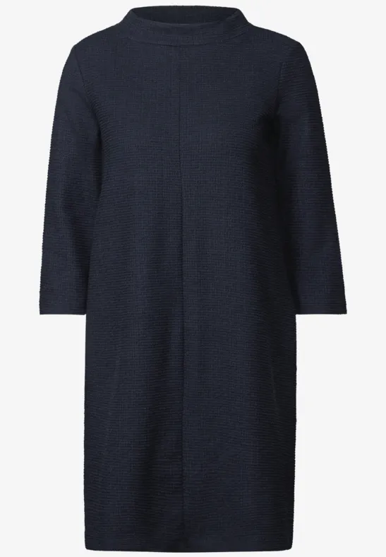 Robe structurée en couleur unie universal blue