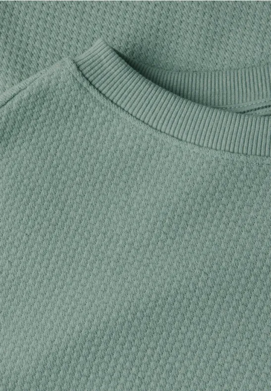 Jacquard Kleid matcha green