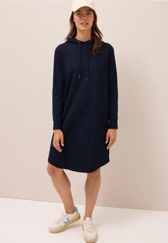 Kleid mit Galonstreifen urban dark blue