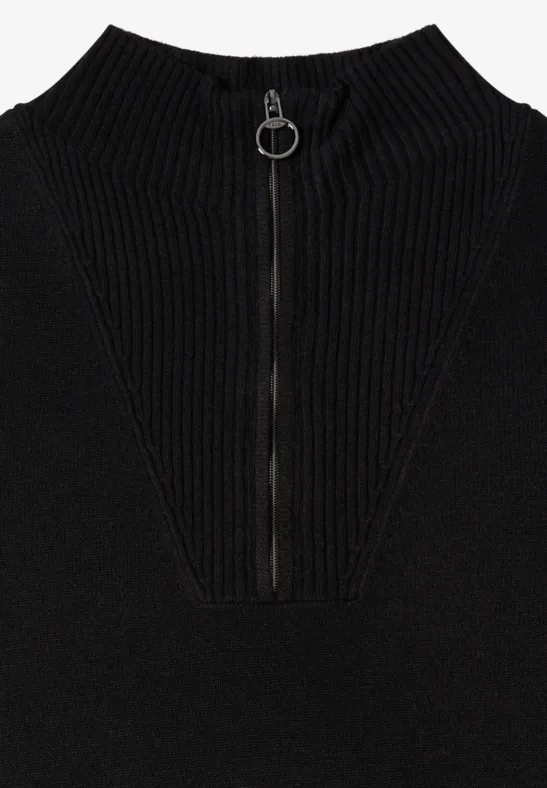 Kuscheliges Kleid Black