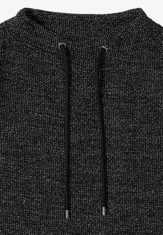 Salt and Pepper Look Kleid Black