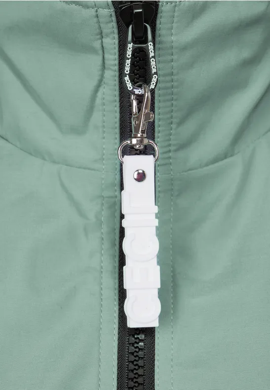 Veste trench courte breezy mint