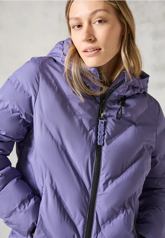 Veste doublée stormy violet