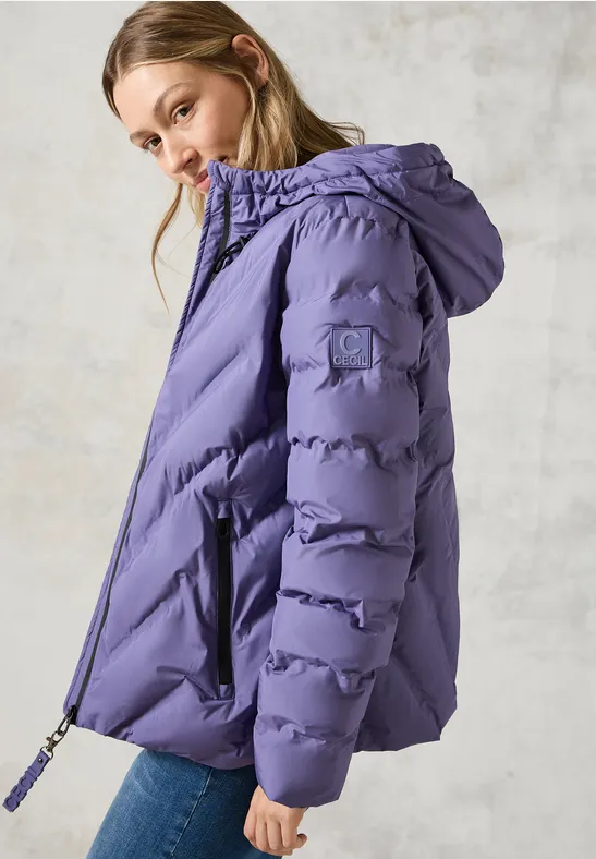 Veste doublée stormy violet