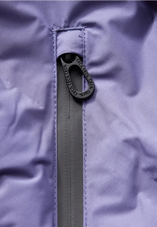 Veste doublée stormy violet