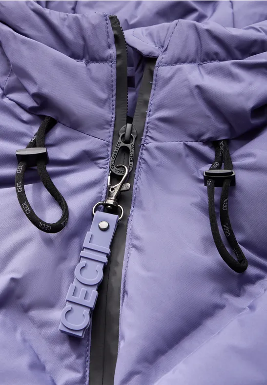 Veste doublée stormy violet